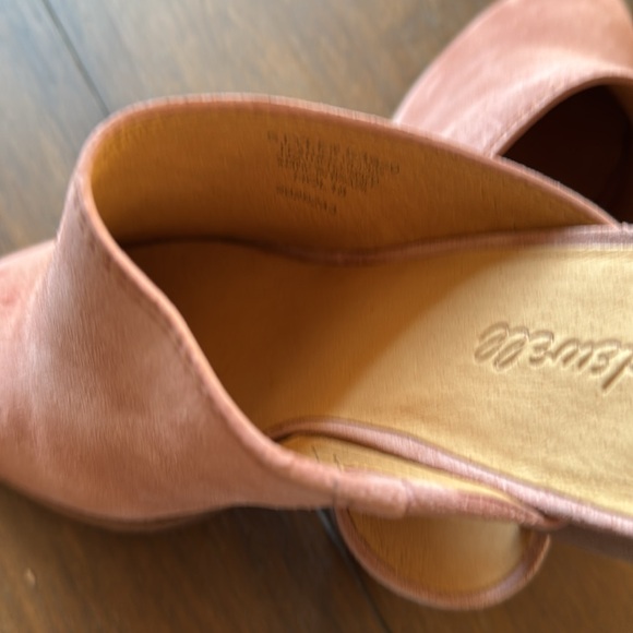 Size 8.5 Madewell The Harper Mule in Suede in old rose pink - Picture 12 of 13